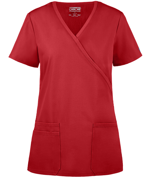 CHEROKEE WORKWEAR - POLERA MUJER #650 REDW