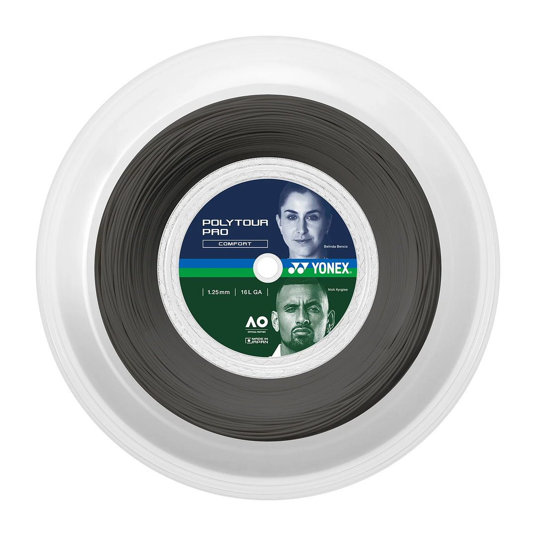 Rollo Cuerda Tenis POLY TOUR PRO 1.25 / 16L Grafito 1