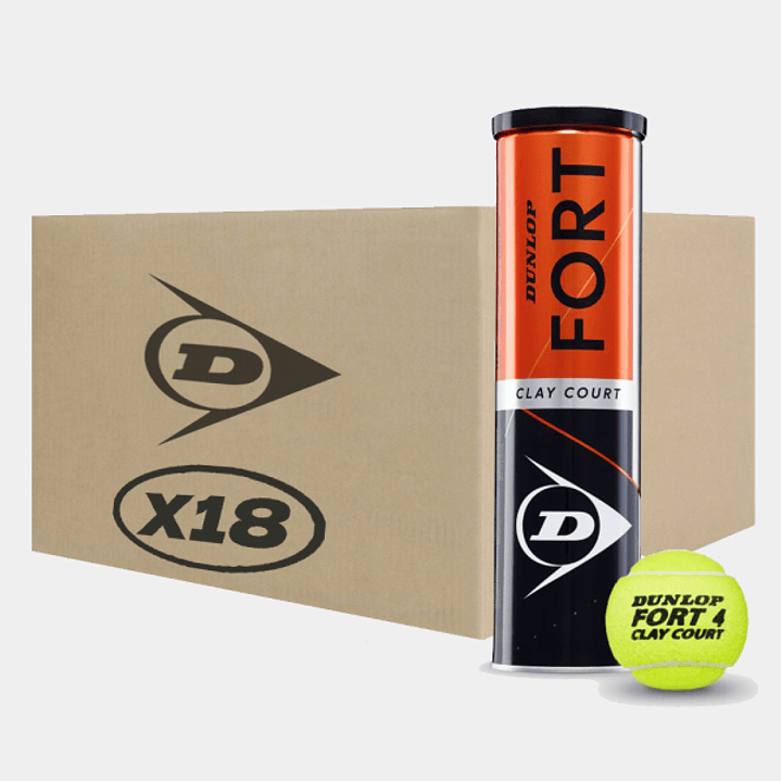 Caja de 18 Tarros – Dunlop Clay Court x4 1