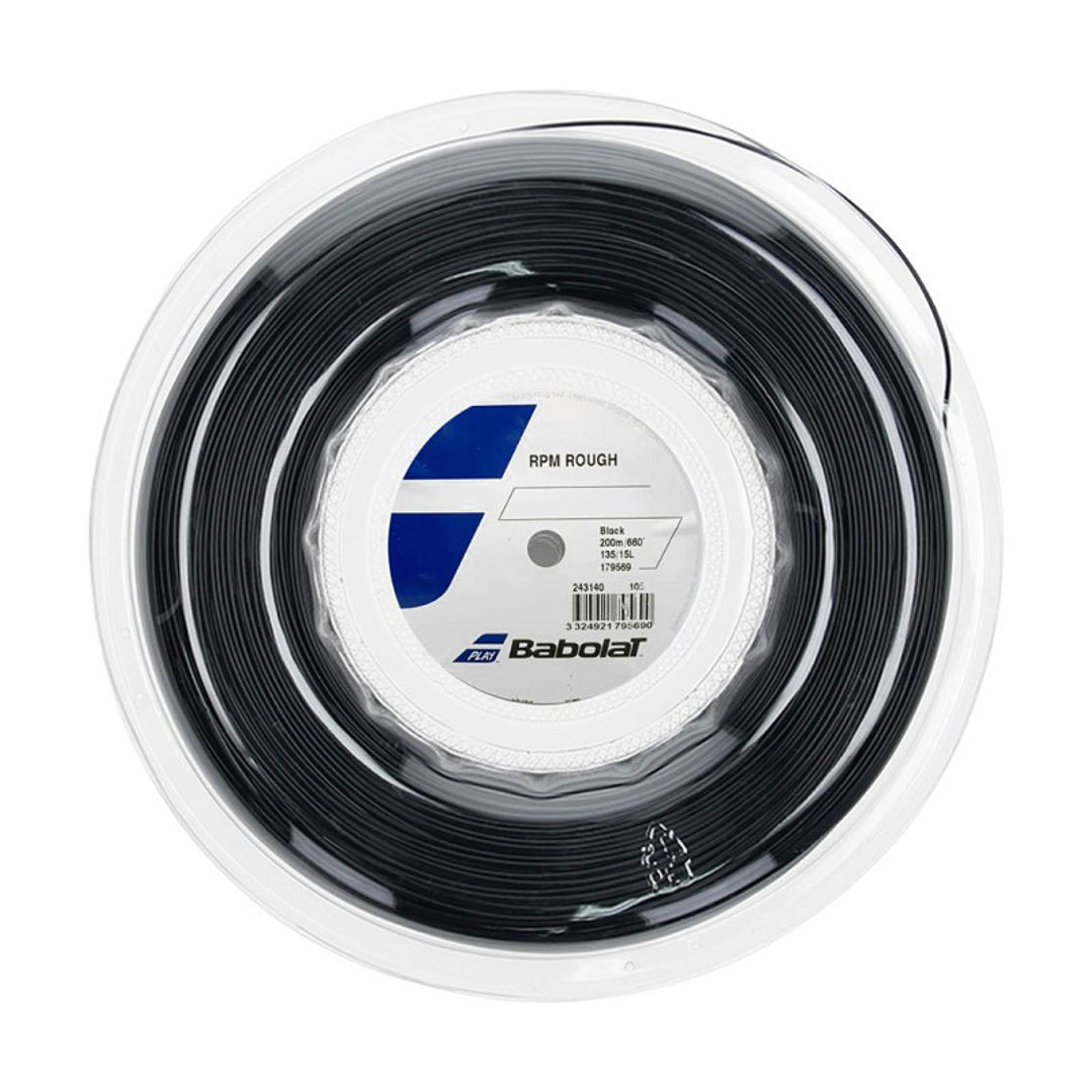 Cuerda Tenis Babolat RPM Rough Black Rollo 200mt 1,20/1,25/1,30 1