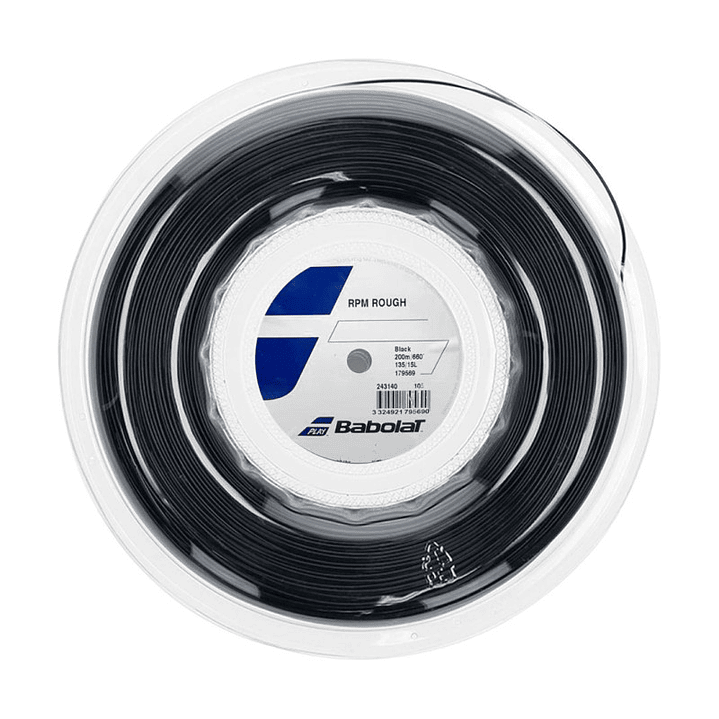 Cuerda Tenis Babolat RPM Rough Black Rollo 200mt 1,20/1,25/1,30 1