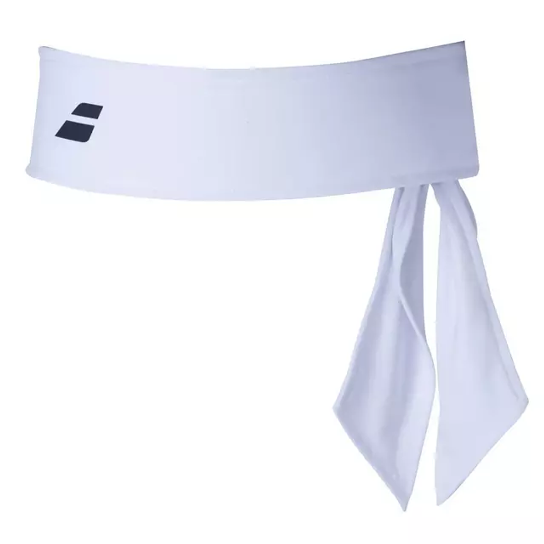 Cintillo Babolat Tie HeadBand Blanco 1