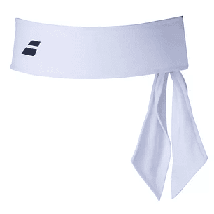 Cintillo Babolat Tie HeadBand Blanco