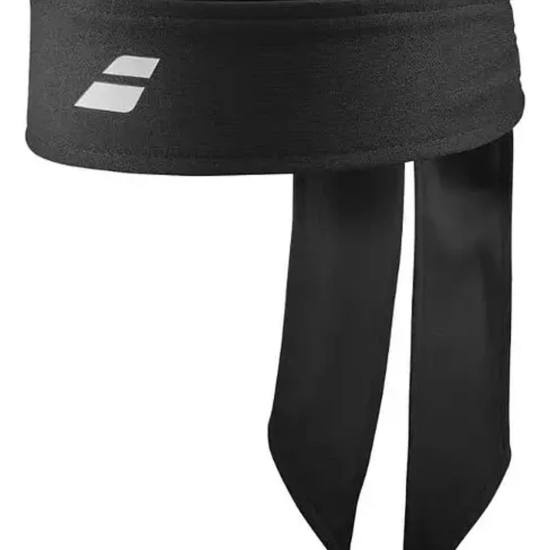 Cintillo Babolat Tie HeadBand Negro 1