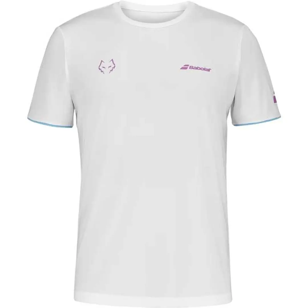 Babolat Polera Crew Neck Lebron Blanco Talla M-L-XL 1