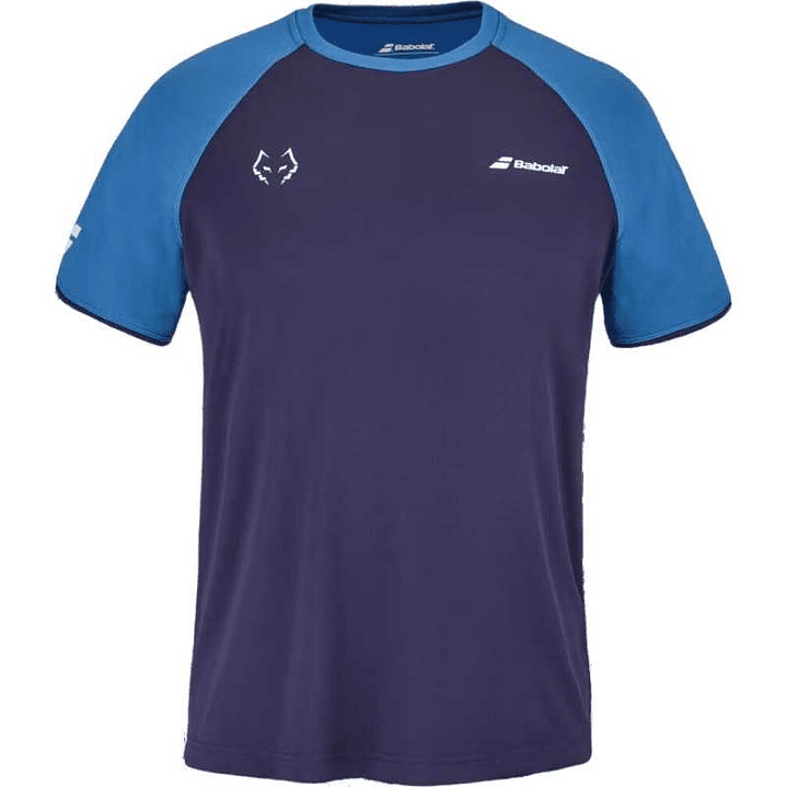 Polera Babolat Crew Neck Lebron Azul S-M 1