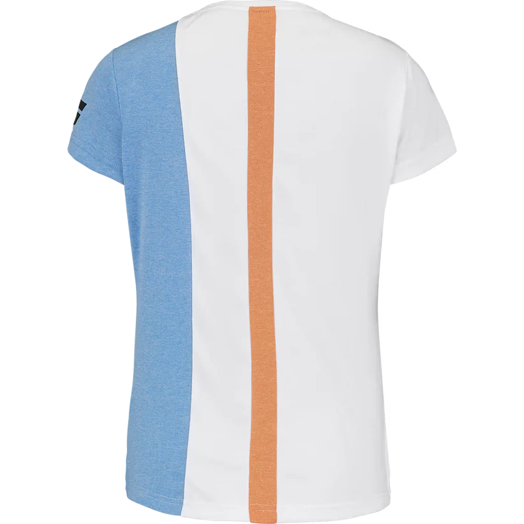 Polera Babolat Play Cap Sleeve Top Women Blanca/Azul XS-S-M-L 2