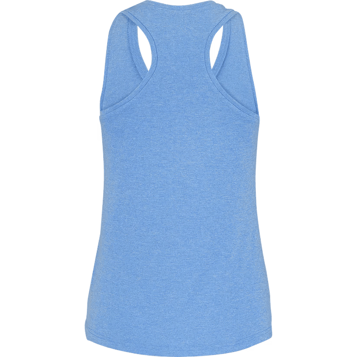  Polera Babolat Play Tank Top Women Blanca/Azul XS-S-M-L-XL 2