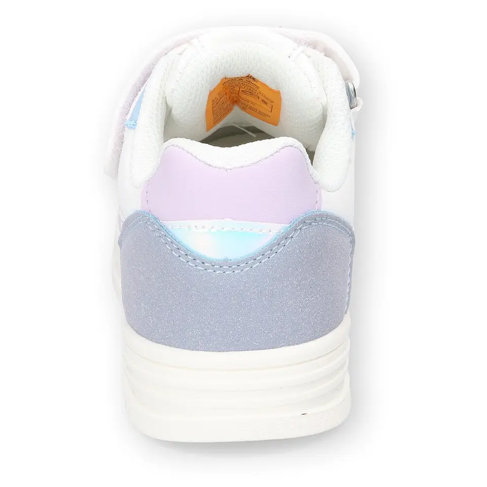 Dockers by Gerli Mädchen Sneaker Weiß/Blau Klettverschluss Knöchelhoch 5