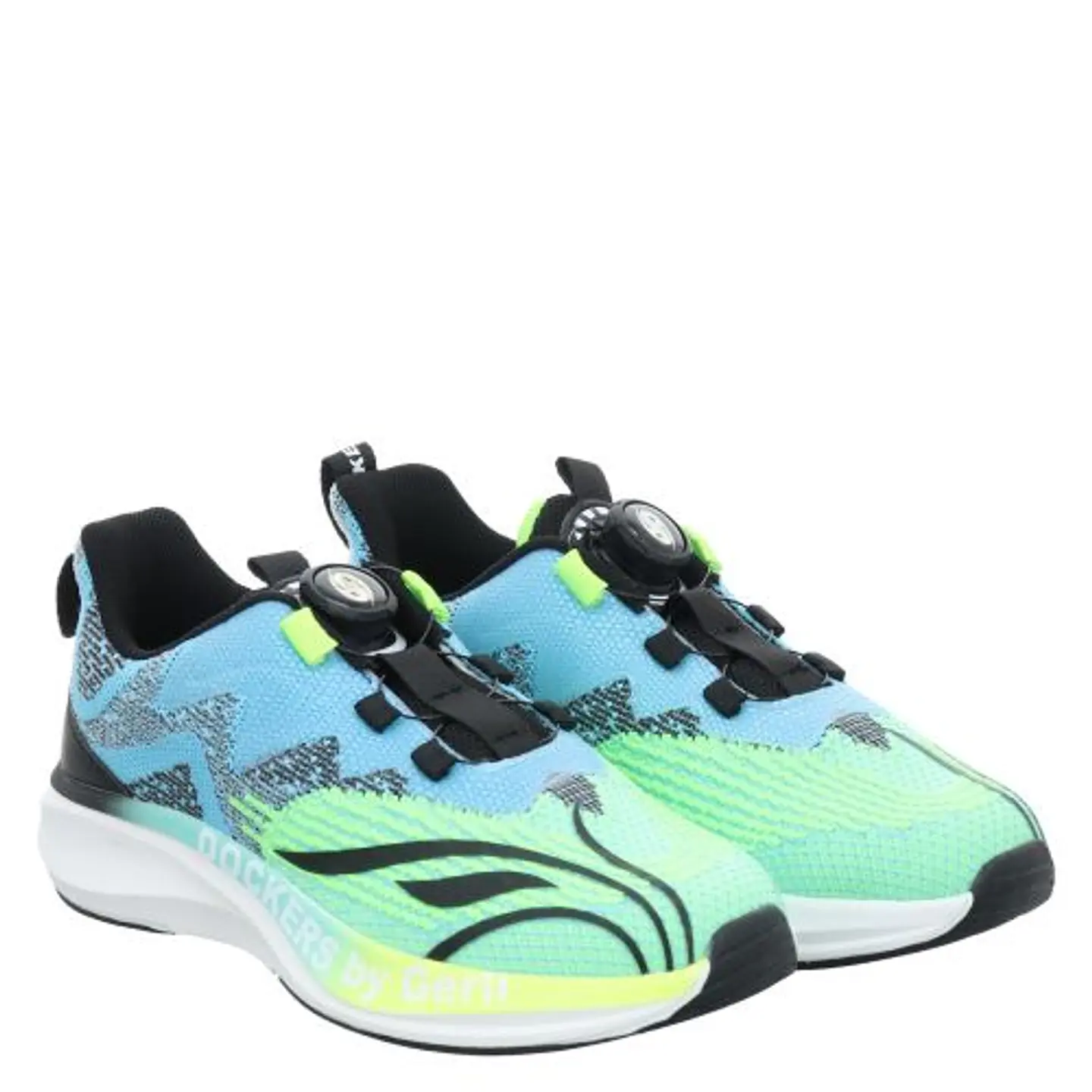 Dockers by Gerli Jungen Sneaker Aqua Hellblau Boa Verschluss Sportschuhe 6