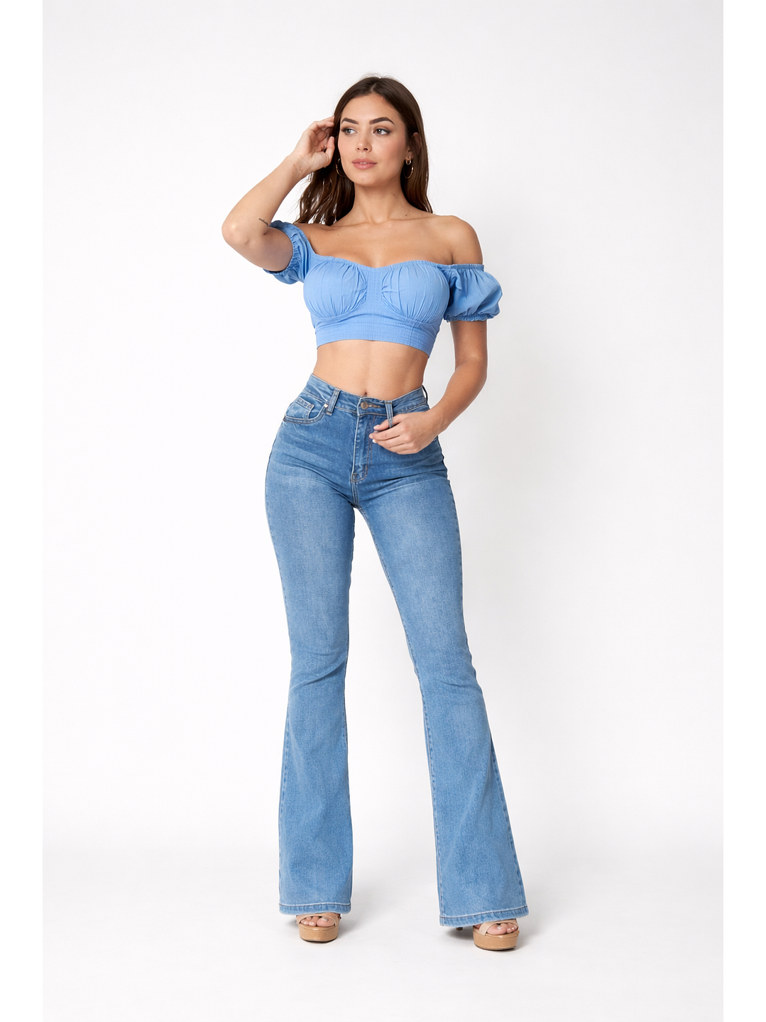 MODELO: VENECIA | FLARE JEANS (tallaje pequeño) 1