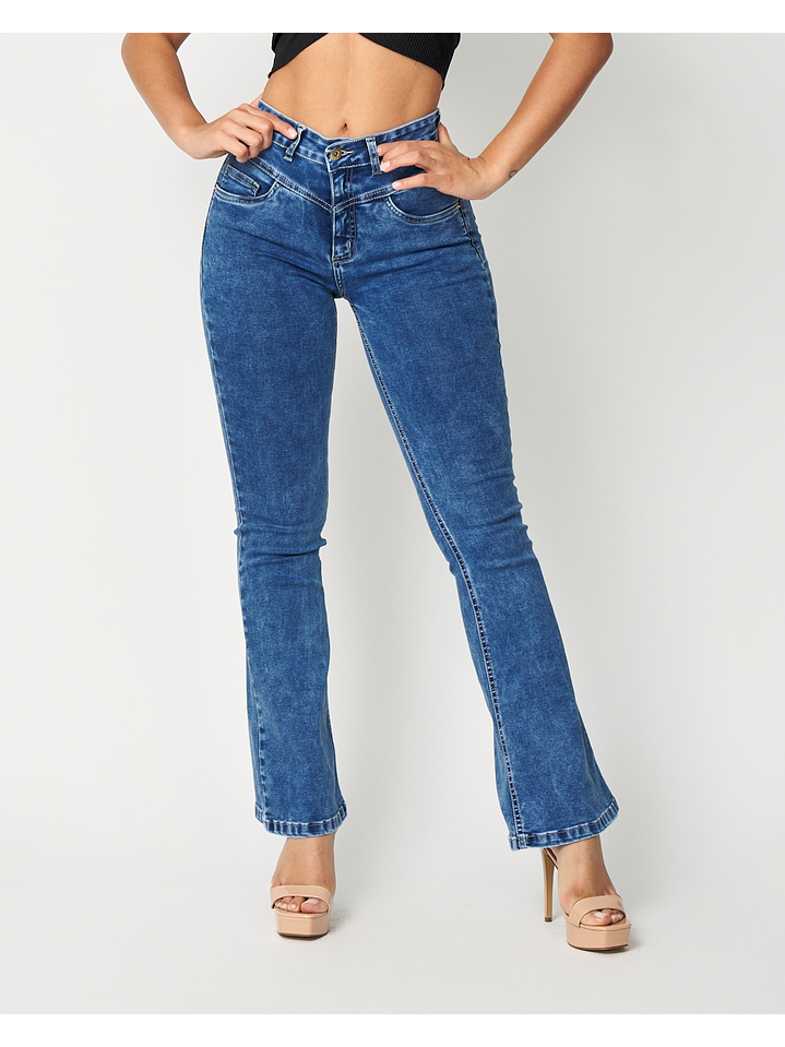 MODELO: GIO | FLARE JEANS | (tallaje pequeño) 2