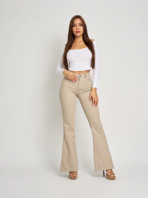 MODELO: EMMA | FLARE JEANS (tallaje pequeño)