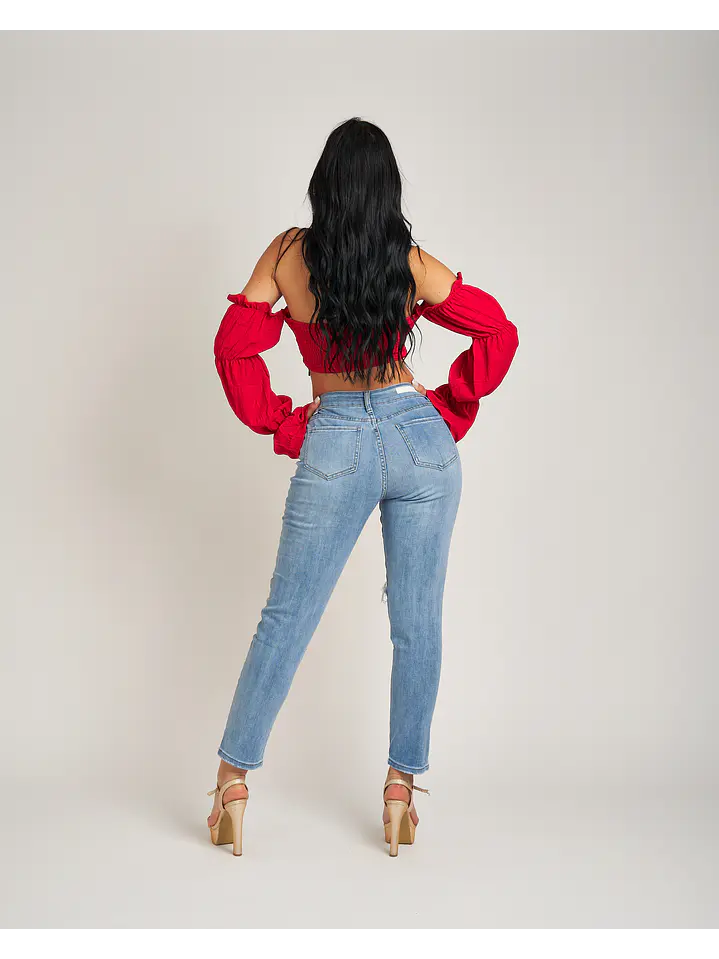 MODELO: CAROL | MOM JEANS 5