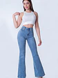 MODELO: LUCIA | FLARE JEANS | (TALLAJE PEQUEÑO) - thumbnail 4