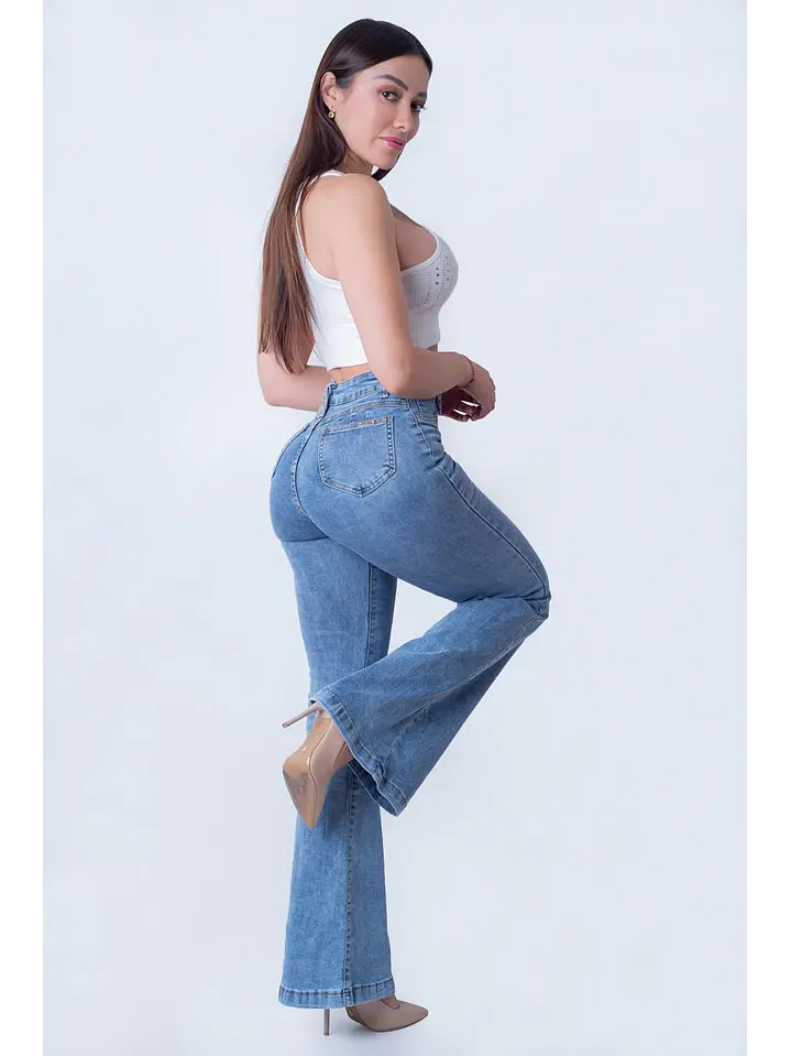 MODELO: LUCIA | FLARE JEANS | (TALLAJE PEQUEÑO) 5
