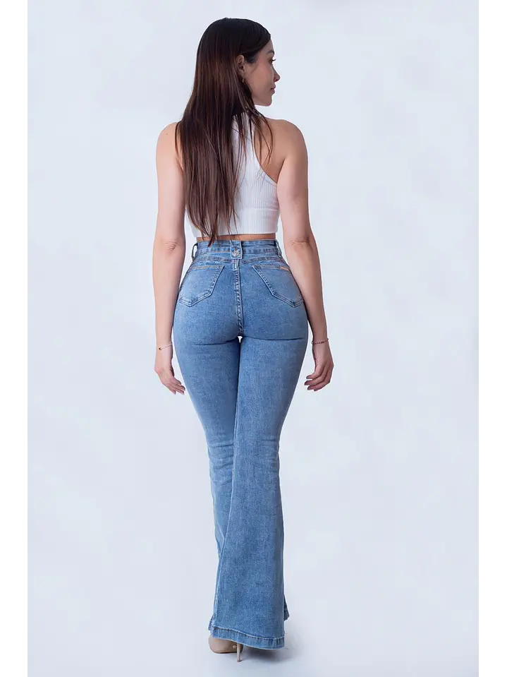 MODELO: LUCIA | FLARE JEANS | (TALLAJE PEQUEÑO) 6