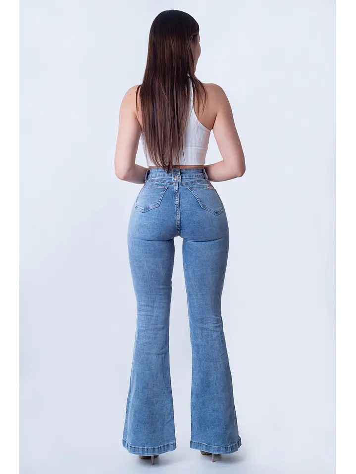 MODELO: LUCIA | FLARE JEANS | (TALLAJE PEQUEÑO) 2