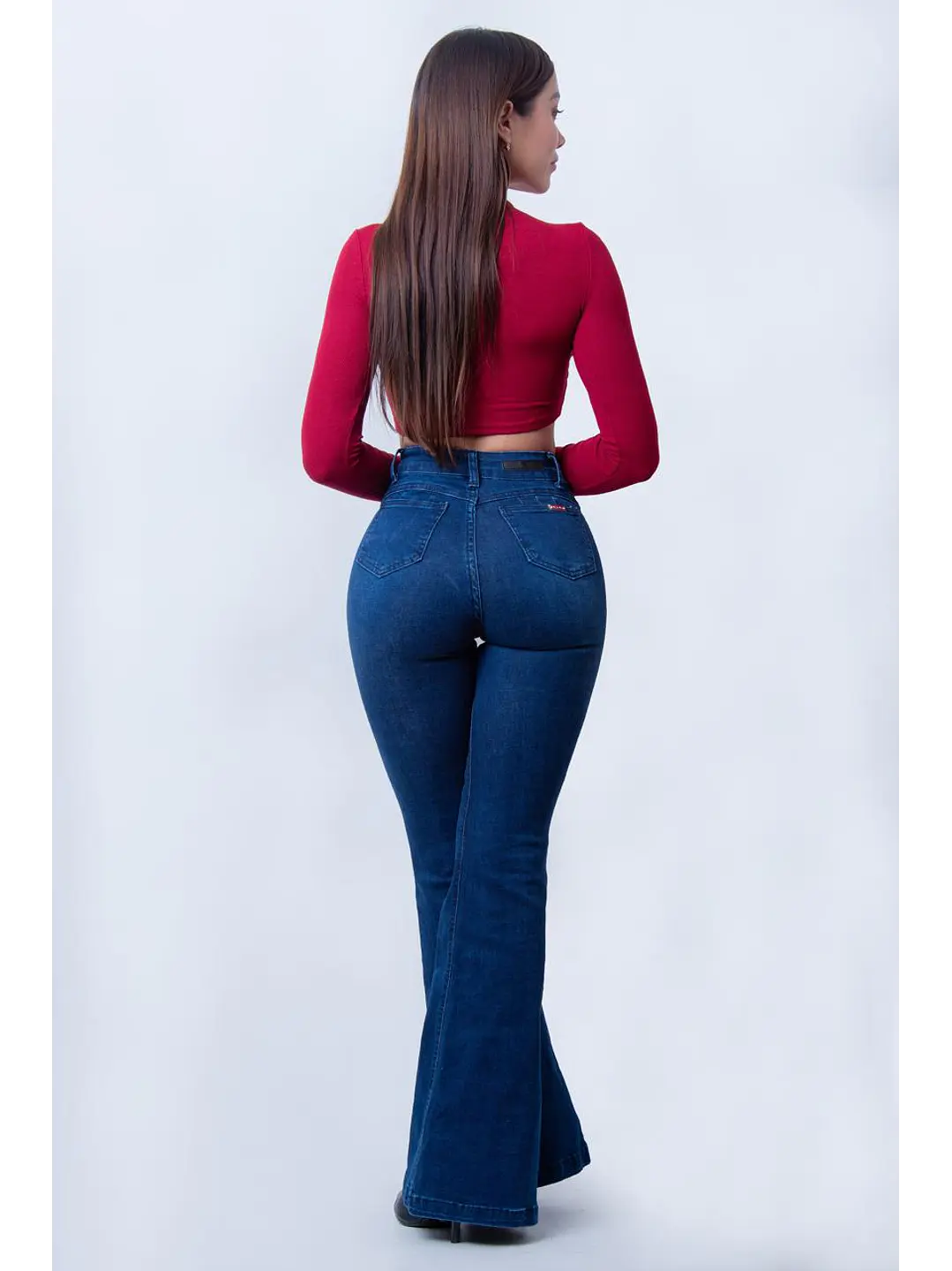 MODELO: PAZ | FLARE JEANS | (TALLAJE PEQUEÑO) 2