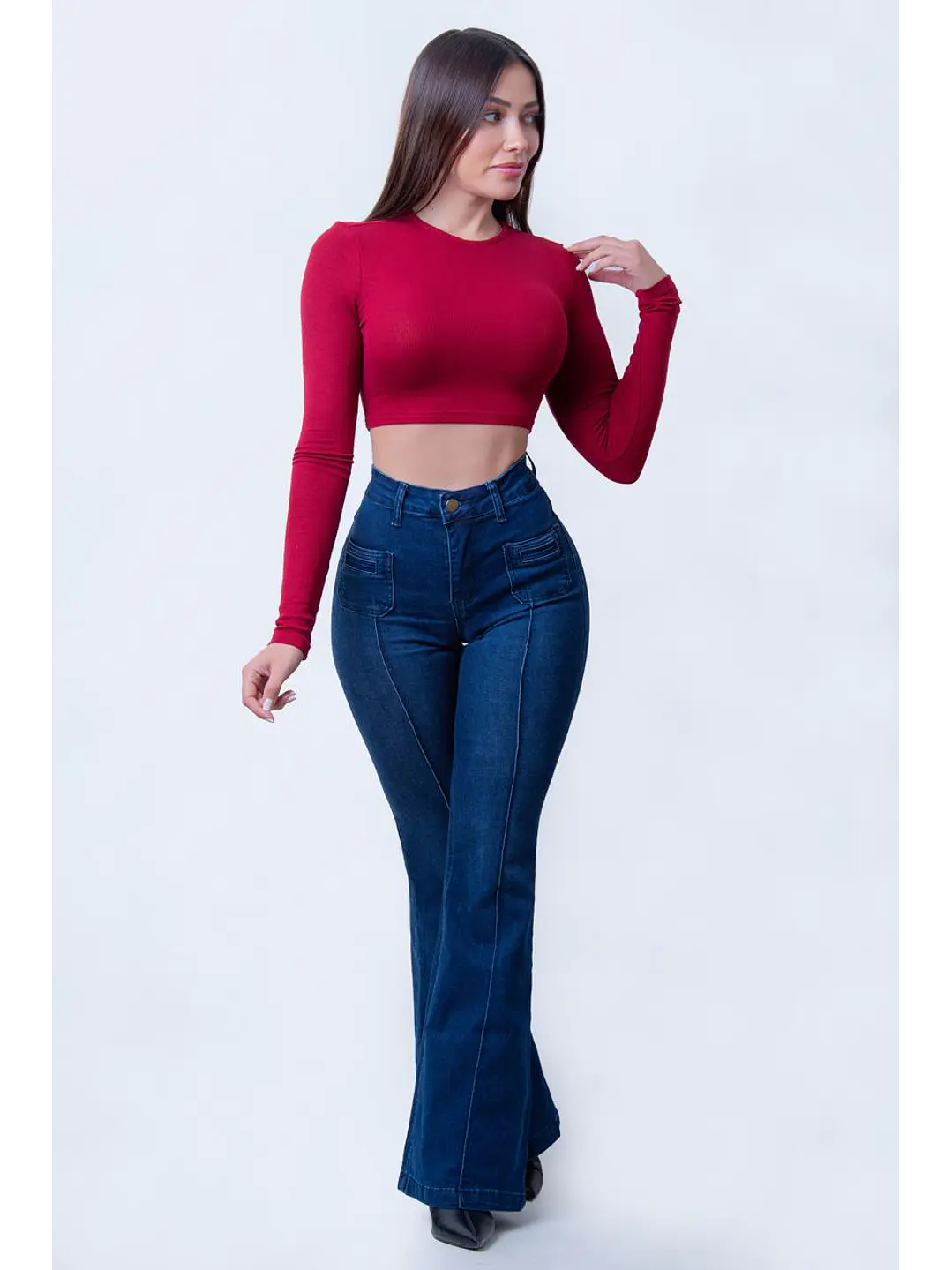 MODELO: PAZ | FLARE JEANS | (TALLAJE PEQUEÑO) 3