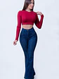 MODELO: PAZ | FLARE JEANS | (TALLAJE PEQUEÑO) - thumbnail 3
