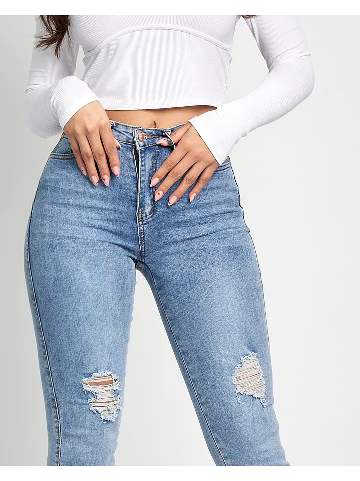 MODELO: BELLA | FLARE JEANS | (TALLAJE PEQUEÑO) 2