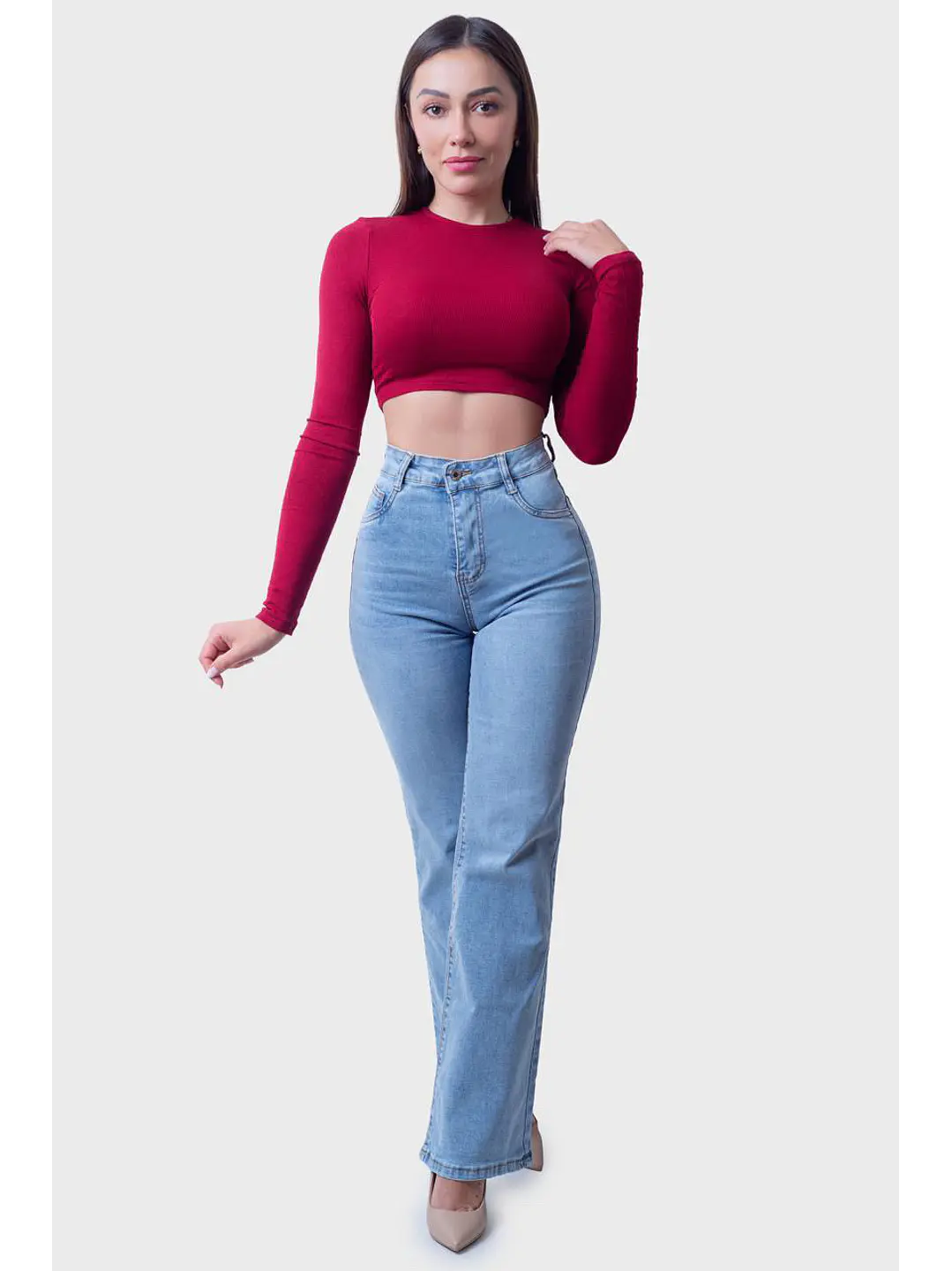 MODELO: CELESTE | WIDE LEG | RECTO 5
