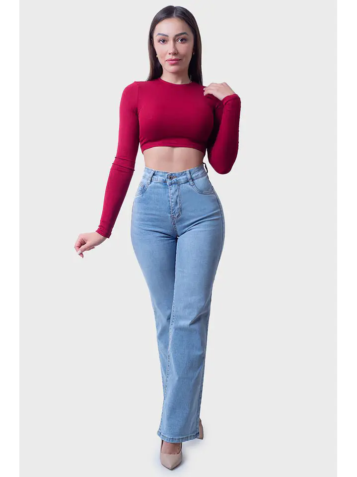 MODELO: CELESTE | WIDE LEG | RECTO 5