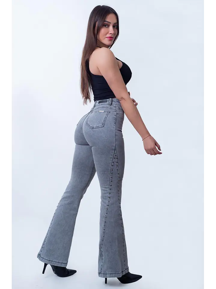 MODELO: GREY | FLARE JEANS (TALLAJE PEQUEÑO) 3