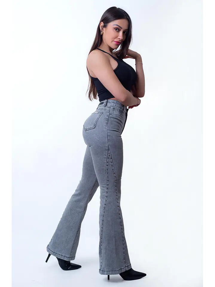 MODELO: GREY | FLARE JEANS (TALLAJE PEQUEÑO) 6