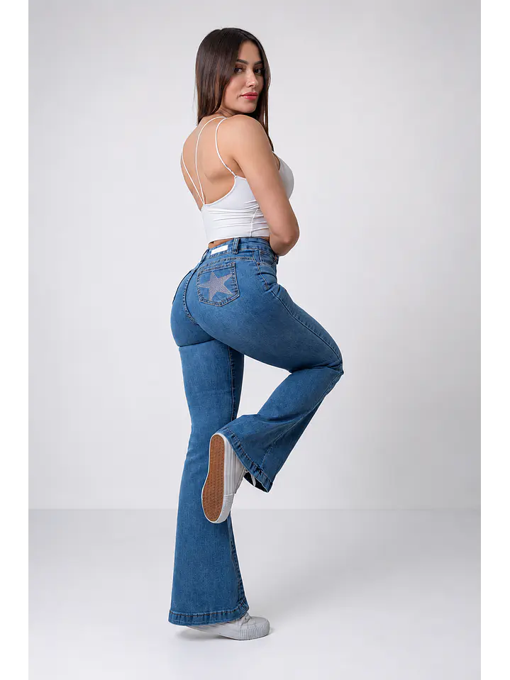 MODELO: ESTRELLA | FLARE JEANS (TALLAJE PEQUEÑO) 1