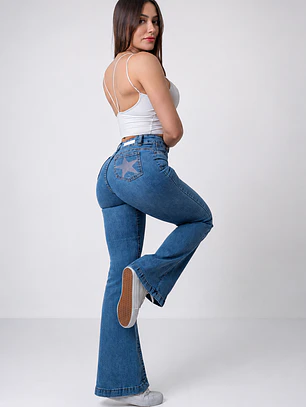 MODELO: ESTRELLA | FLARE JEANS (TALLAJE PEQUEÑO)
