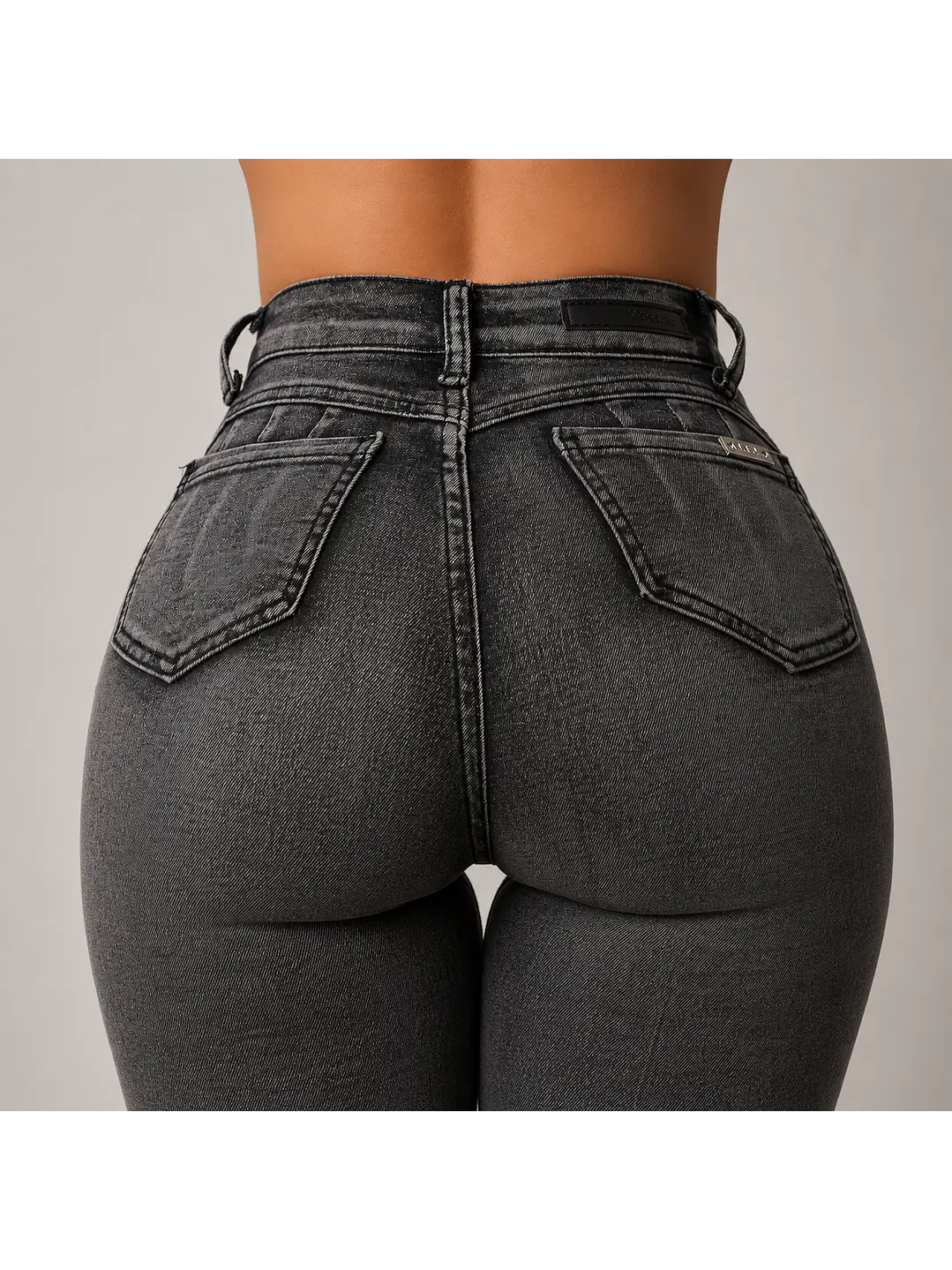 MODELO: MALI | FLARE JEANS CON BRILLOS (TALLAJE PEQUEÑO) 3