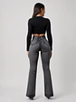 MODELO: MALI | FLARE JEANS CON BRILLOS (TALLAJE PEQUEÑO) - Miniatura 5