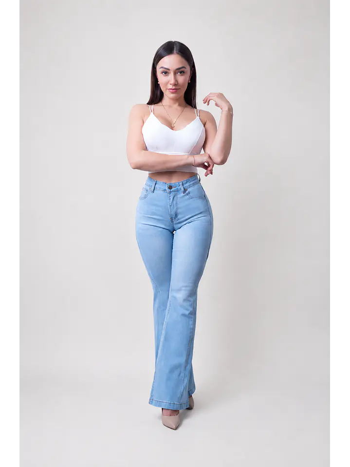 MODELO: SERENA | FLARE JEANS (TALLAJE PEQUEÑO) 3