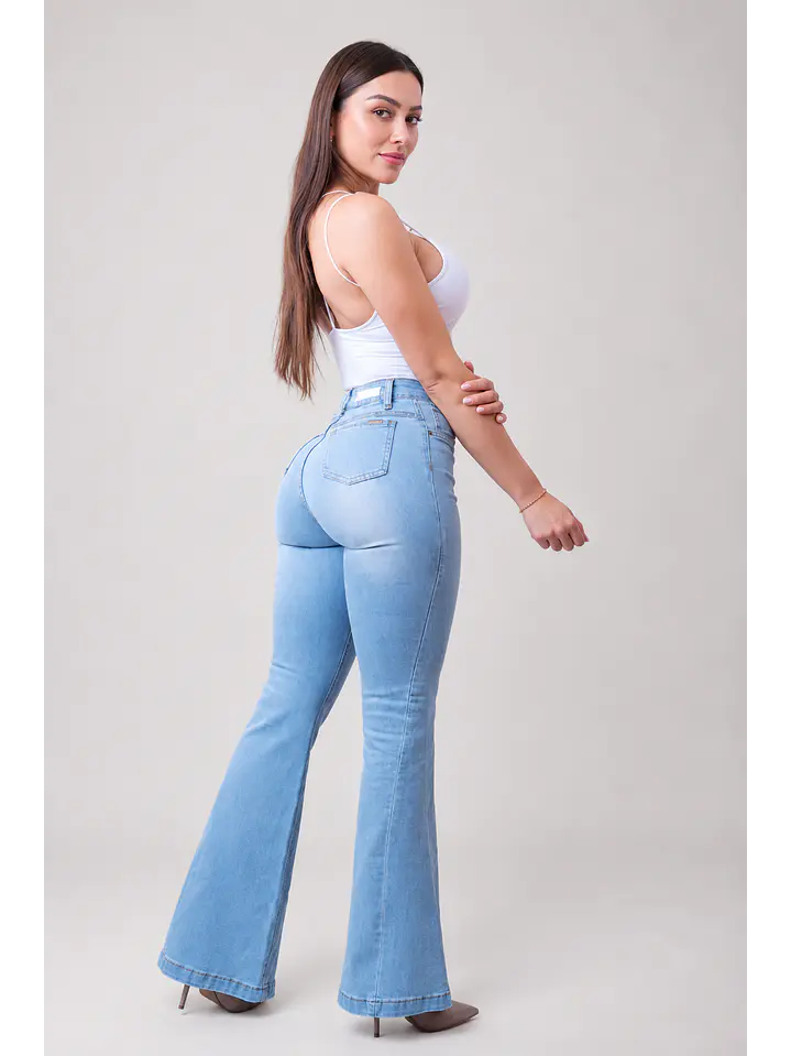MODELO: SERENA | FLARE JEANS (TALLAJE PEQUEÑO) 4