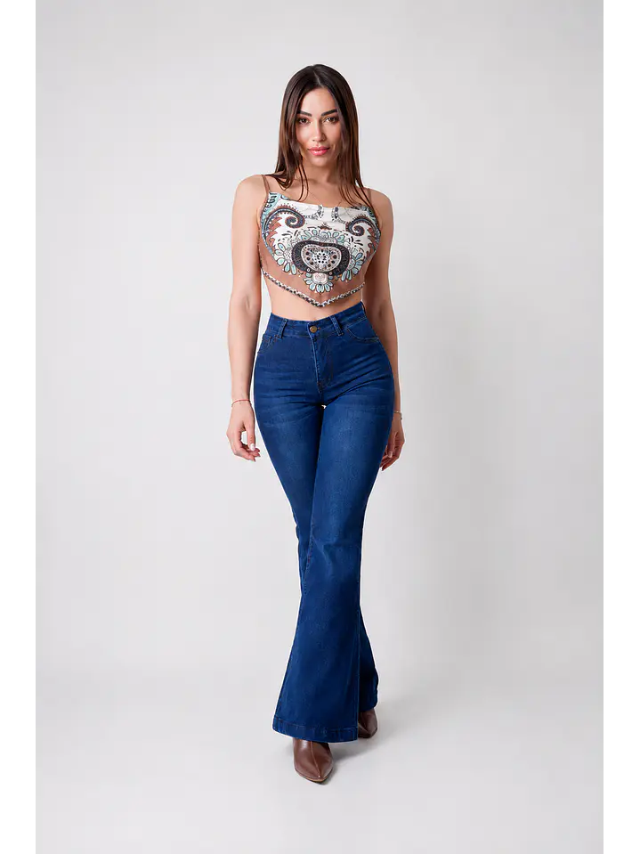 MODELO: BLUE | FLARE JEANS | (TALLAJE PEQUEÑO) 4