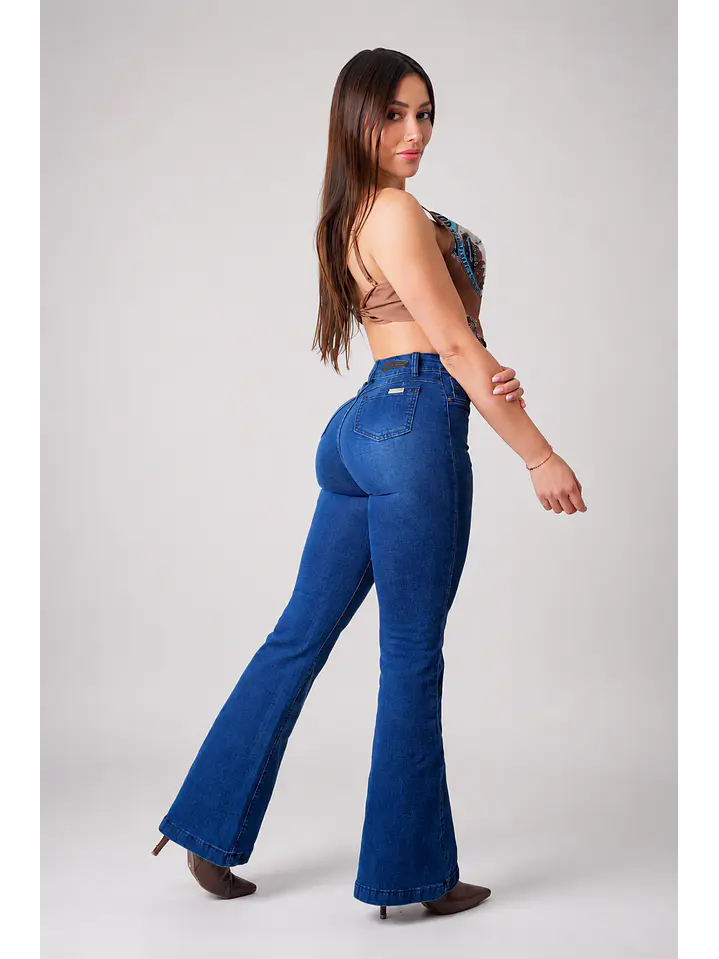 MODELO: BLUE | FLARE JEANS | (TALLAJE PEQUEÑO) 6