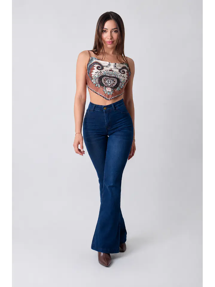 MODELO: BLUE | FLARE JEANS | (TALLAJE PEQUEÑO) 3