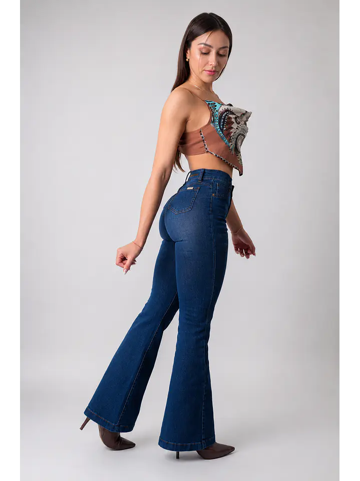 MODELO: BLUE | FLARE JEANS | (TALLAJE PEQUEÑO) 4