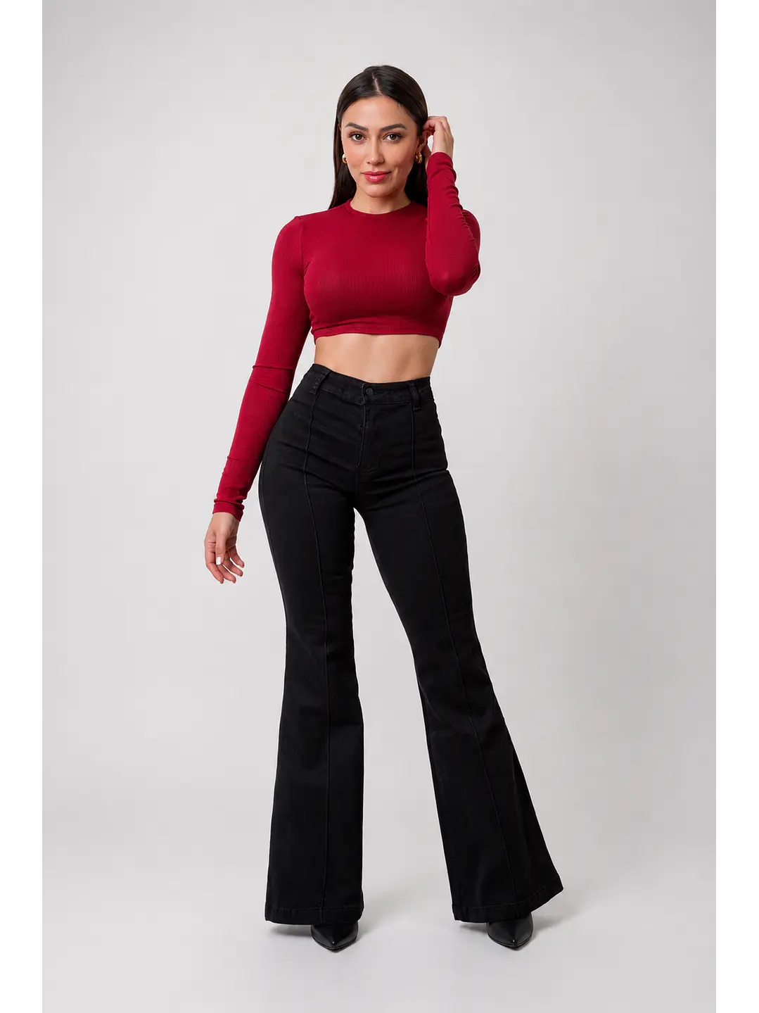 MODELO: LUNA | FLARE JEANS | (TALLAJE PEQUEÑO) 1
