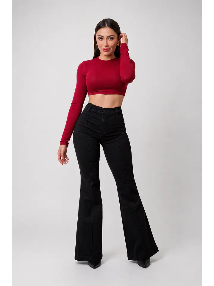 MODELO: LUNA | FLARE JEANS | (TALLAJE PEQUEÑO) 1