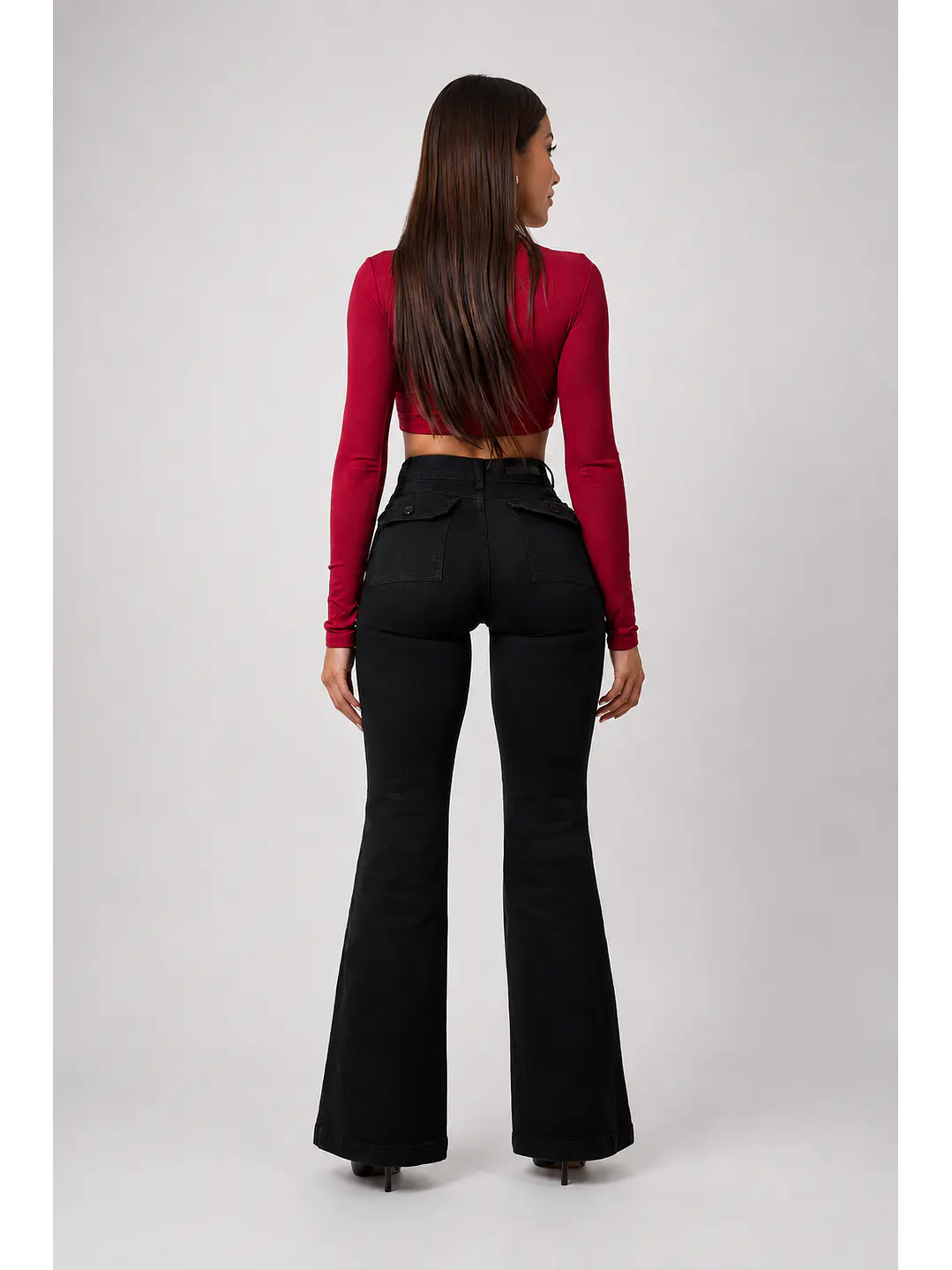 MODELO: LUNA | FLARE JEANS | (TALLAJE PEQUEÑO) 3