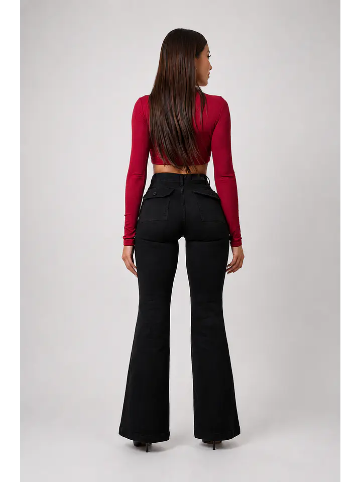 MODELO: LUNA | FLARE JEANS | (TALLAJE PEQUEÑO) 3