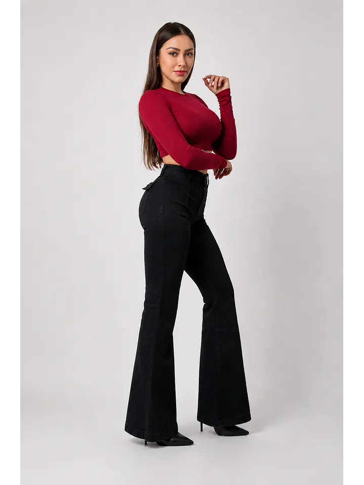 MODELO: LUNA | FLARE JEANS | (TALLAJE PEQUEÑO) 5