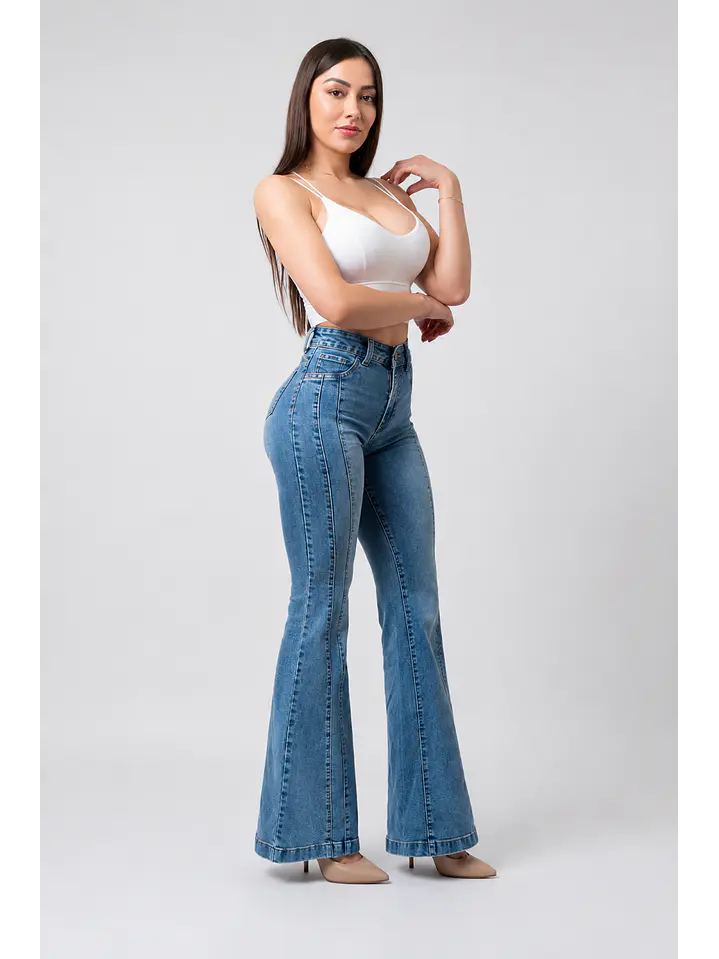 MODELO: NIZA | FLARE JEANS | (TALLAJE PEQUEÑO) 3
