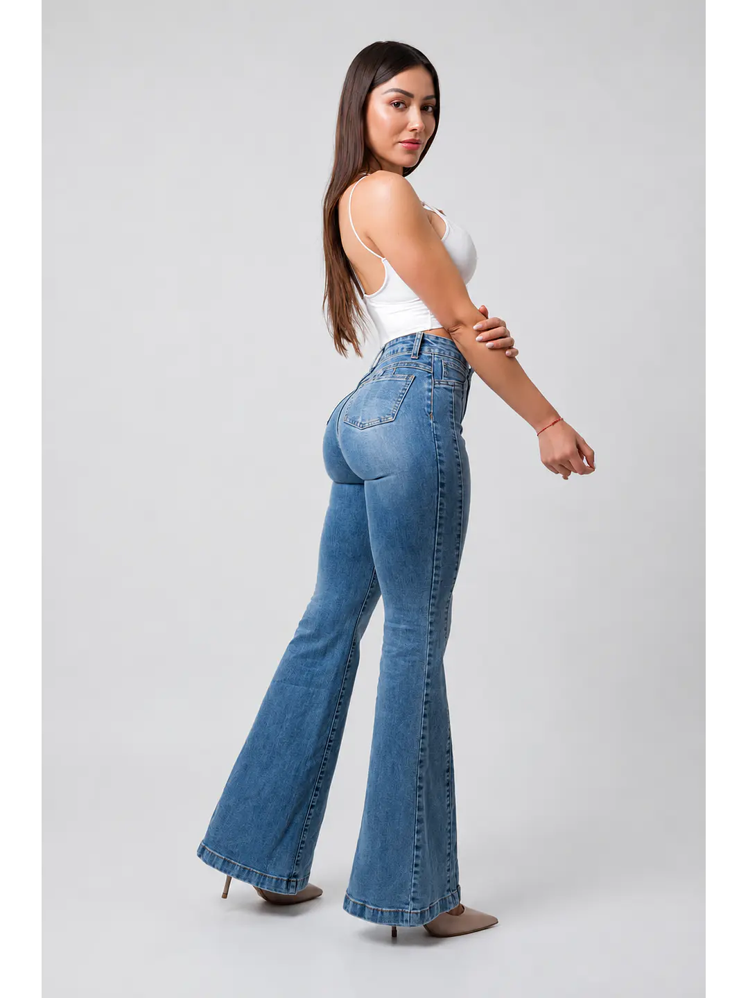 MODELO: NIZA | FLARE JEANS | (TALLAJE PEQUEÑO) 4