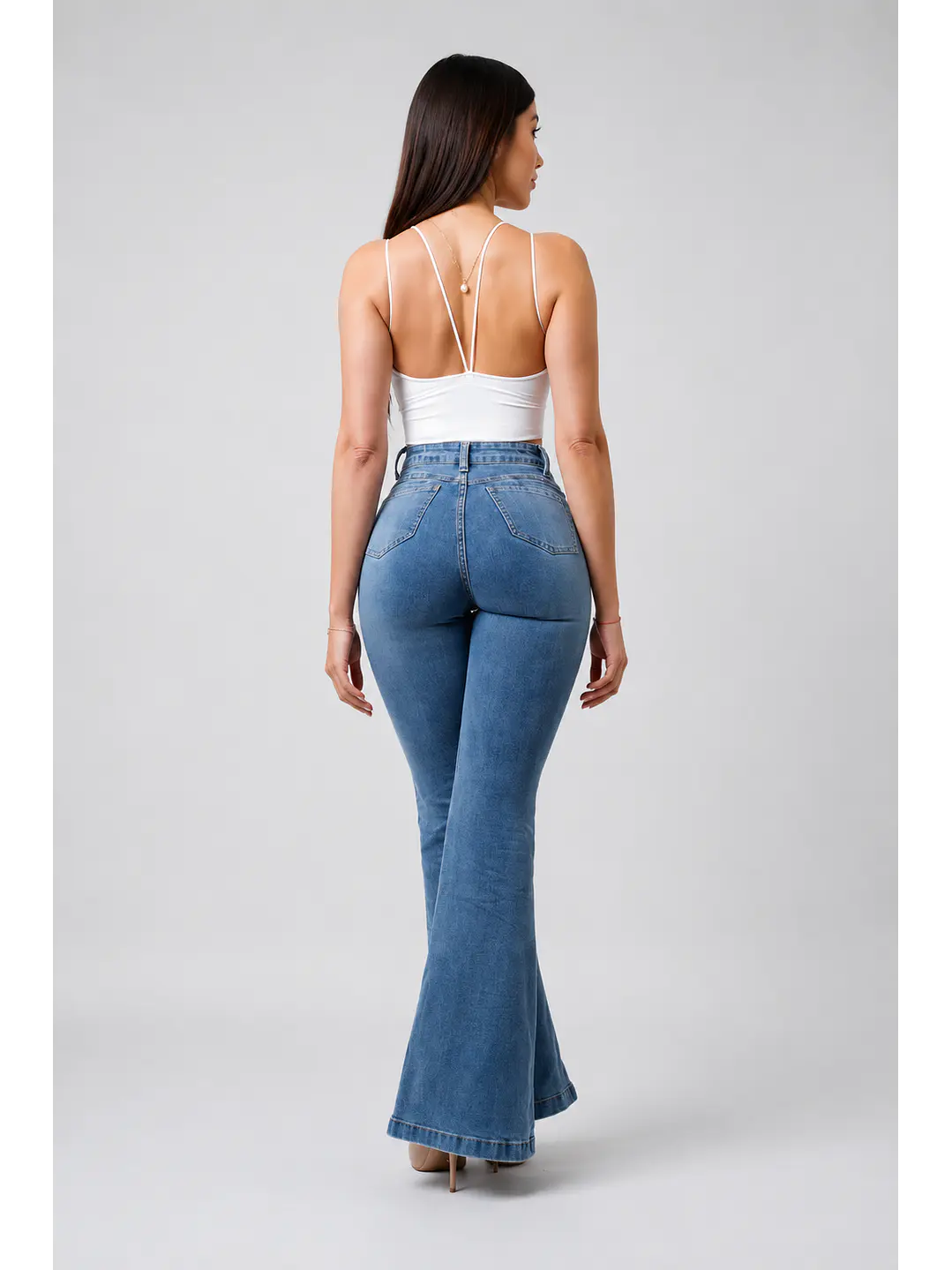 MODELO: NIZA | FLARE JEANS | (TALLAJE PEQUEÑO) 5
