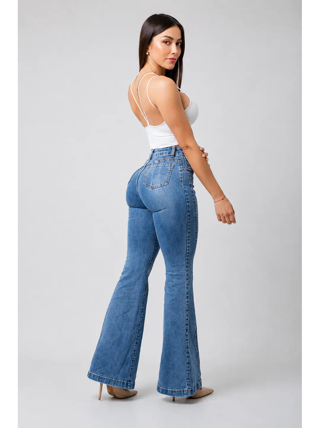 MODELO: NIZA | FLARE JEANS | (TALLAJE PEQUEÑO) 7
