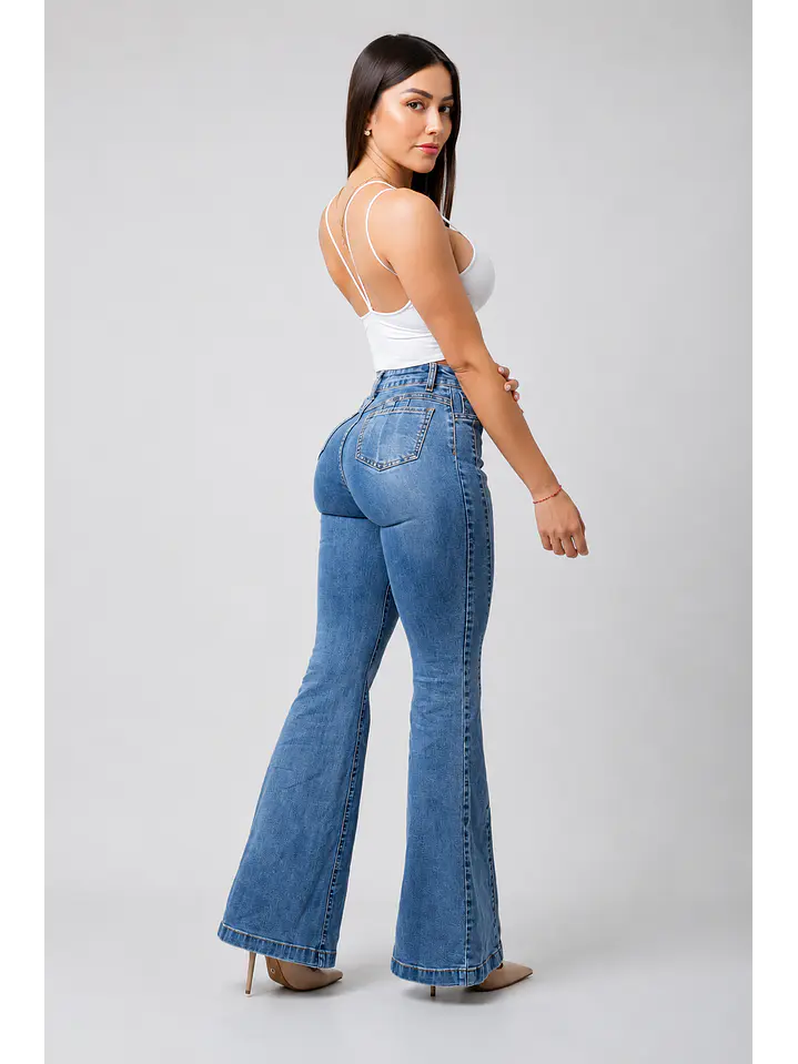 MODELO: NIZA | FLARE JEANS | (TALLAJE PEQUEÑO) 7